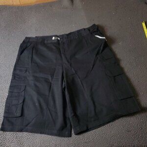 Boulder Creek Trading Cargo Shorts Big Tall Mens Size 46 Black Chino Khaki Cotto